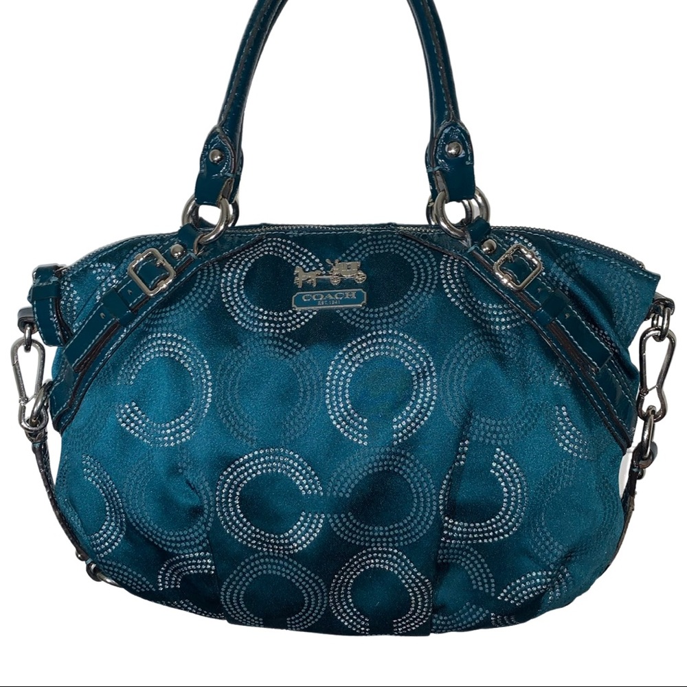 Coach -Teal Bag - Picture 1 of 16